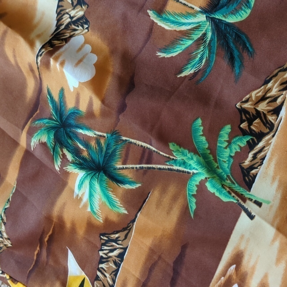 Kailua Sportswear Hawaii Made In USA Printed Vintage Sleeveless Sack Dress - Picture 8 of 13